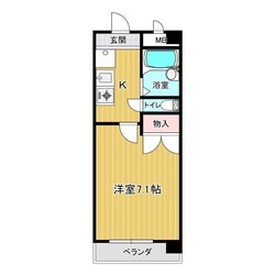 鶴里駅 徒歩3分 2階の物件間取画像